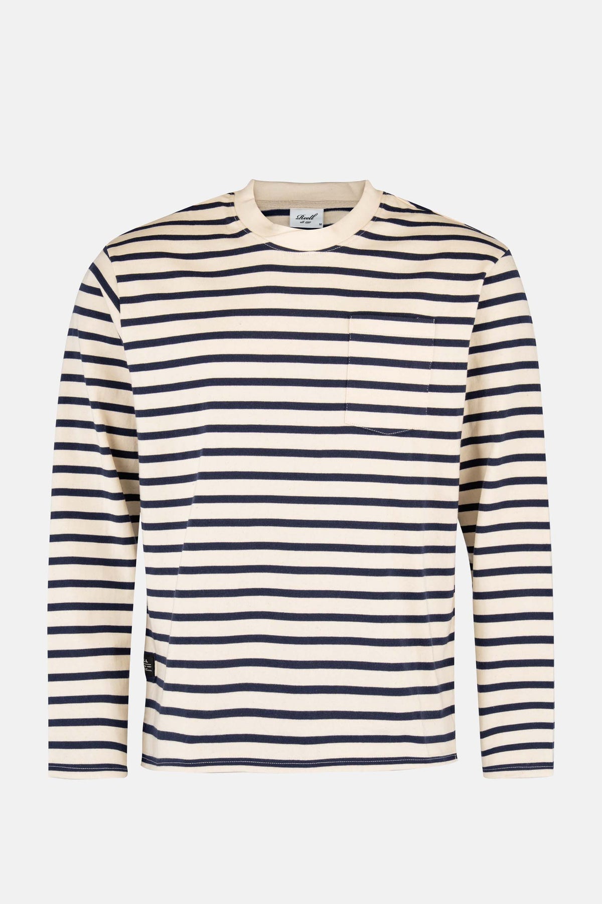Cross Longsleeve Offwhite / Navy