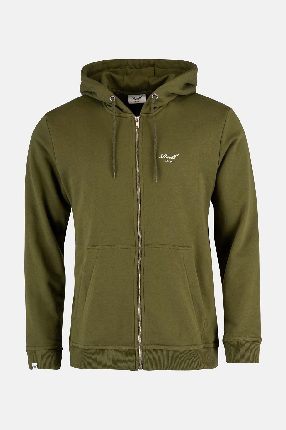 Staple Terry Zip Hoodie Bracken Green