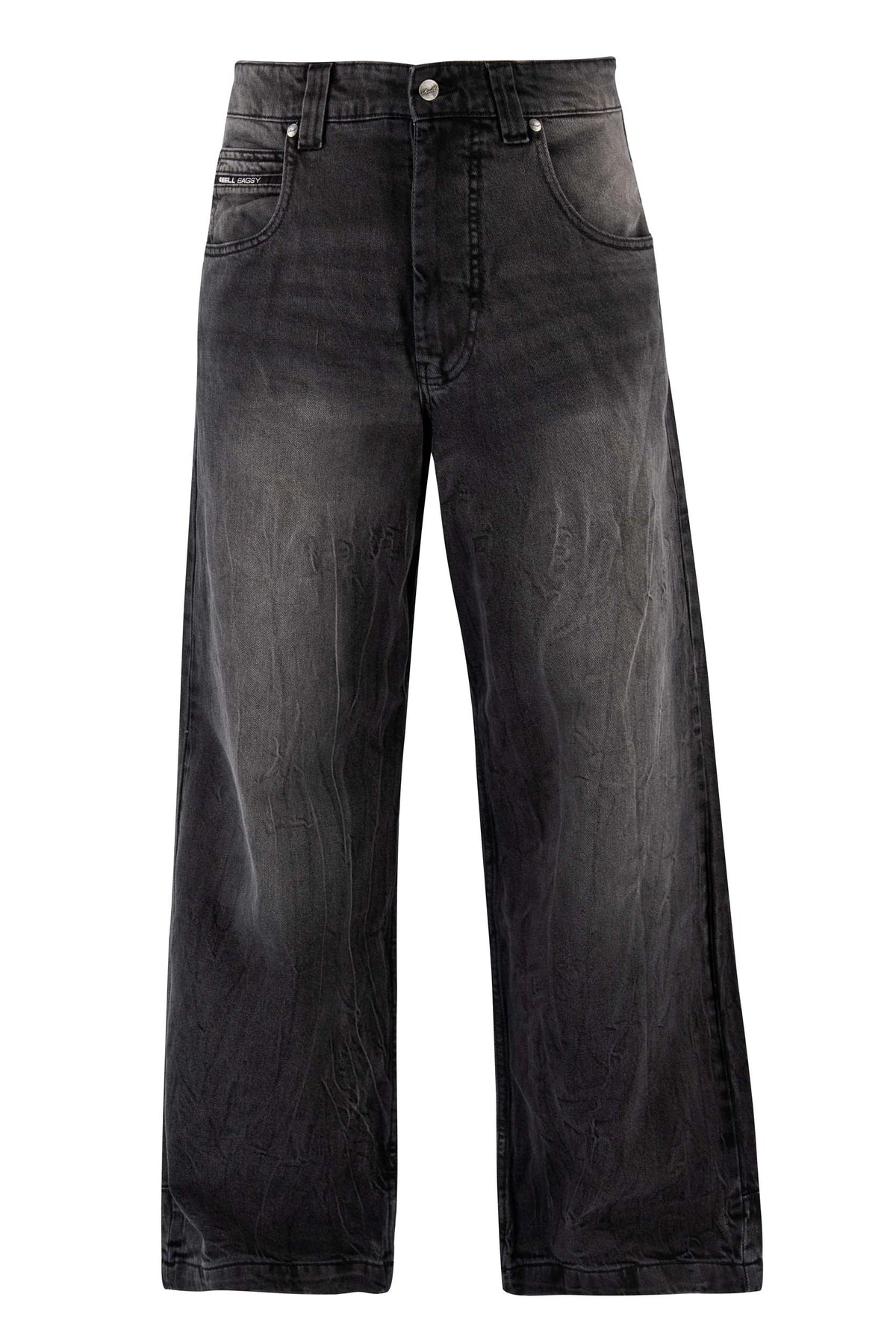 Giant Baggy Black Grey Wash