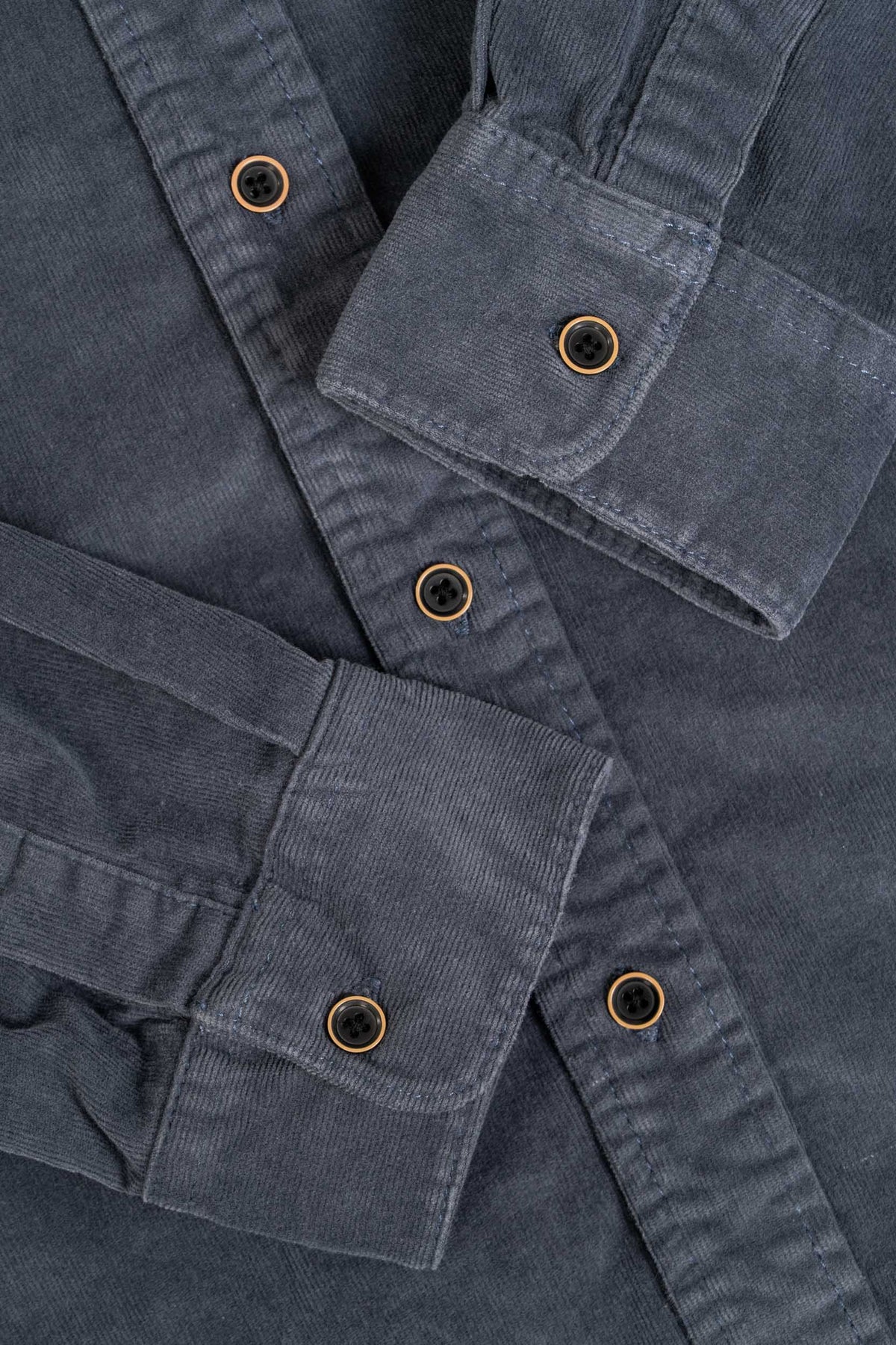 Strike Shirt Baby Cord Blue Grey