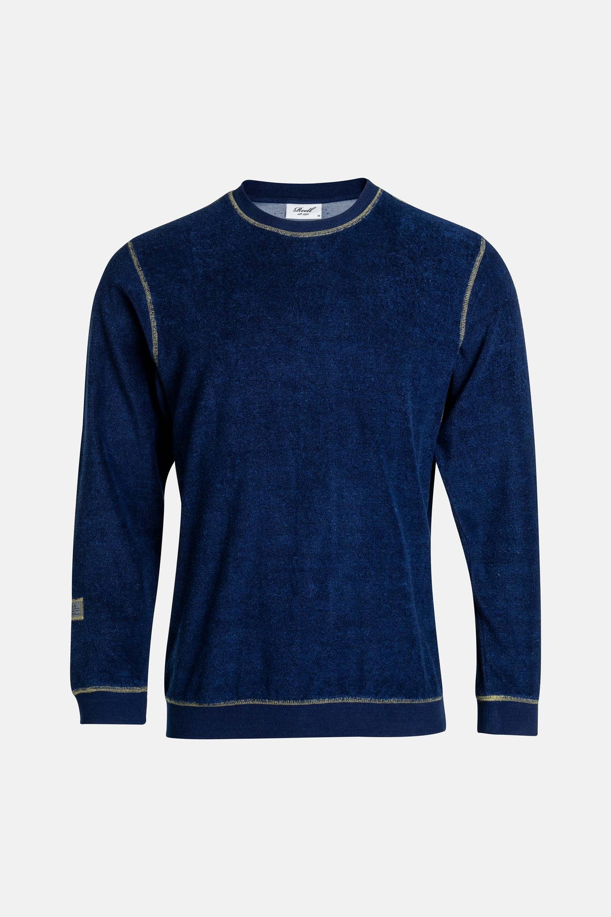 Coverstitch Crewneck Indigo