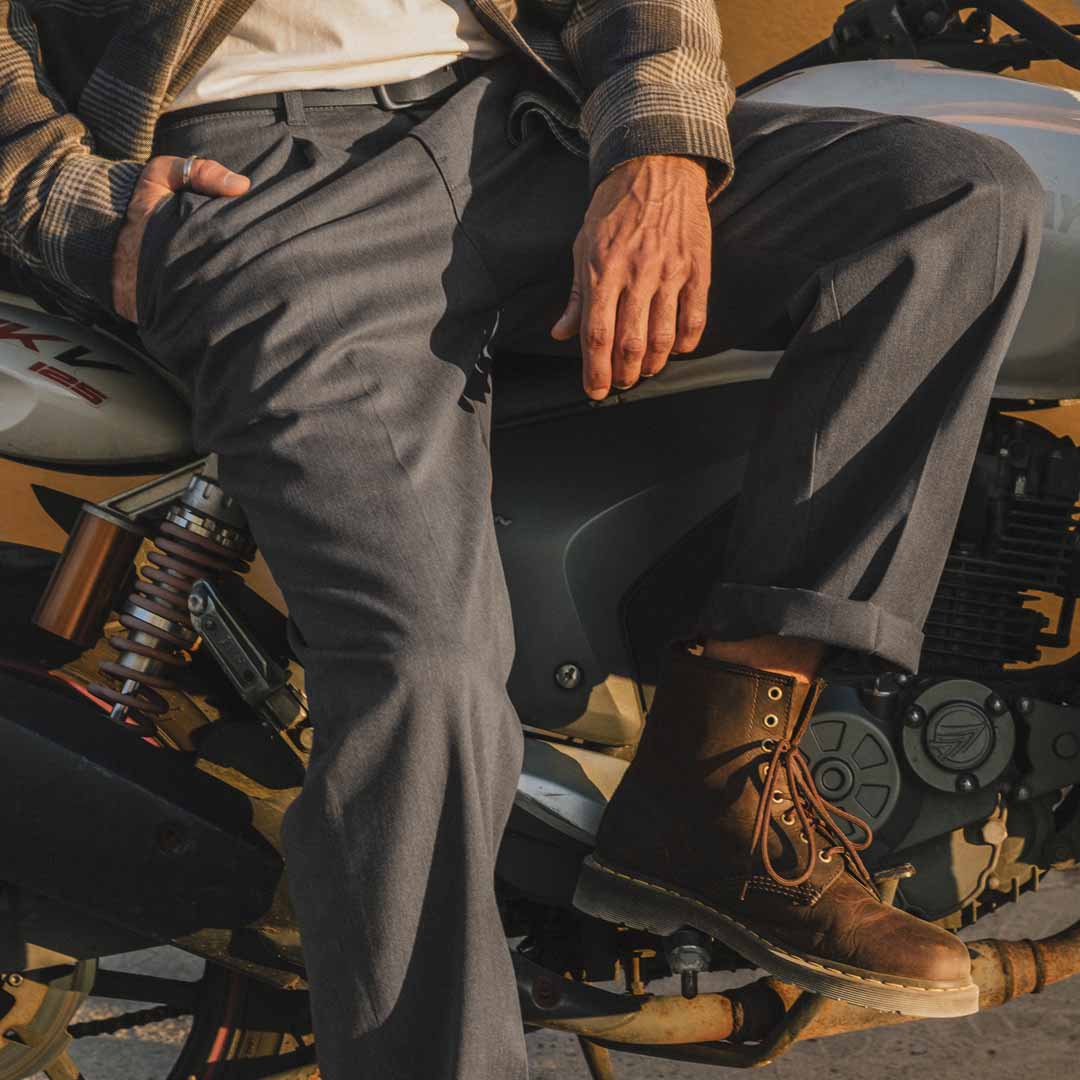 Bowie Chino Mid Grey Cottonwool