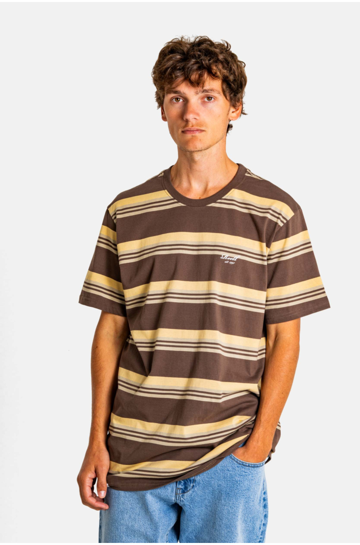 Clash T-Shirt Multi Brown