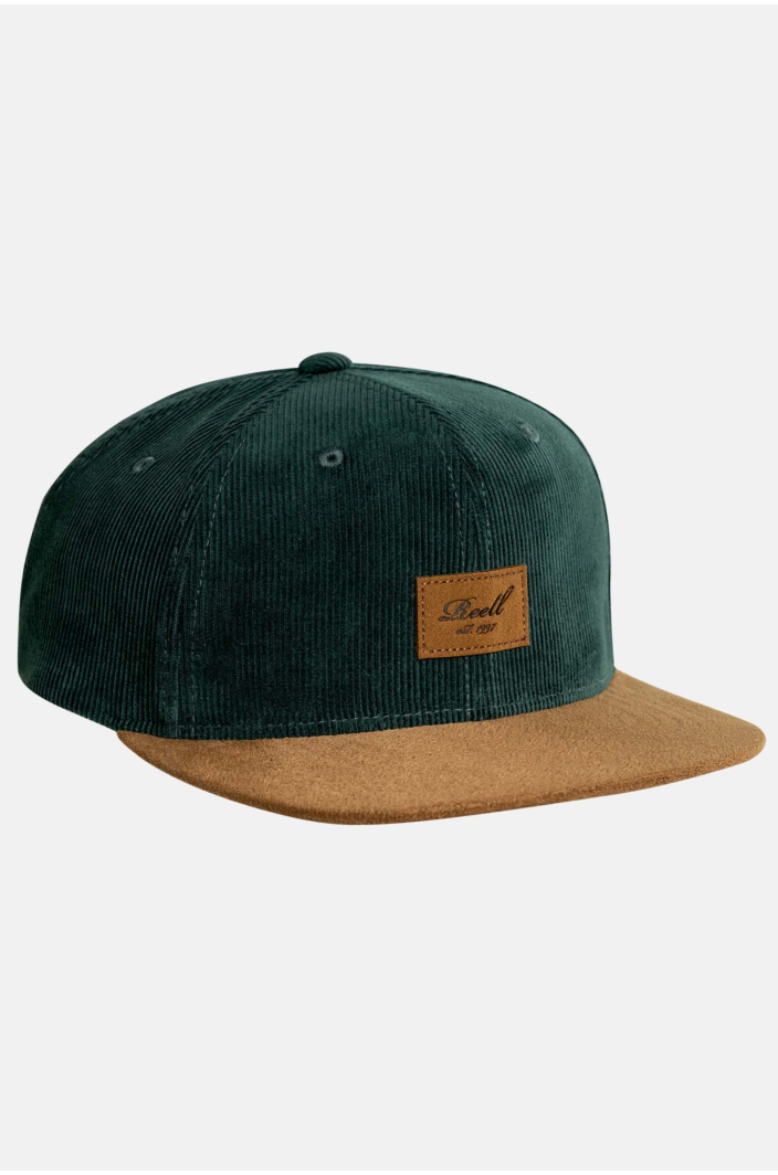 Suede Cap, Dark Green Cord