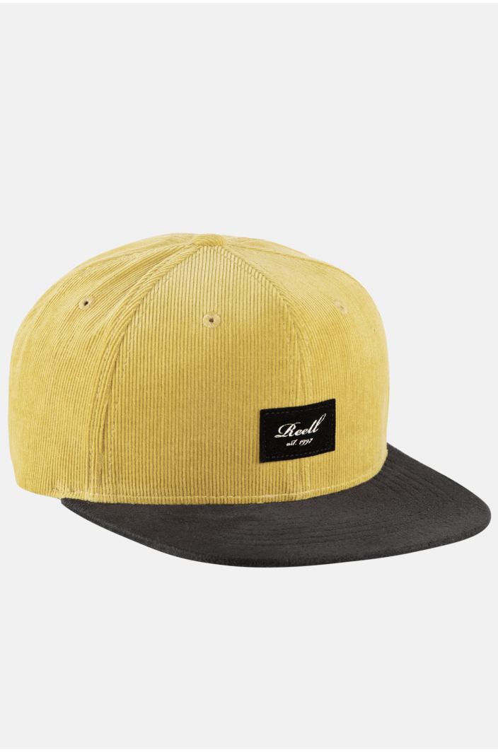 Suede Cap, Yellow Brown Ribcord