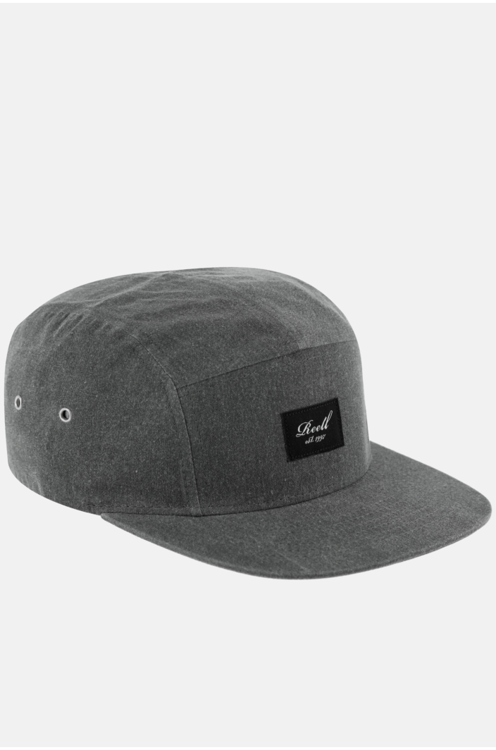 5-Panel Cap, Washed Charcoal